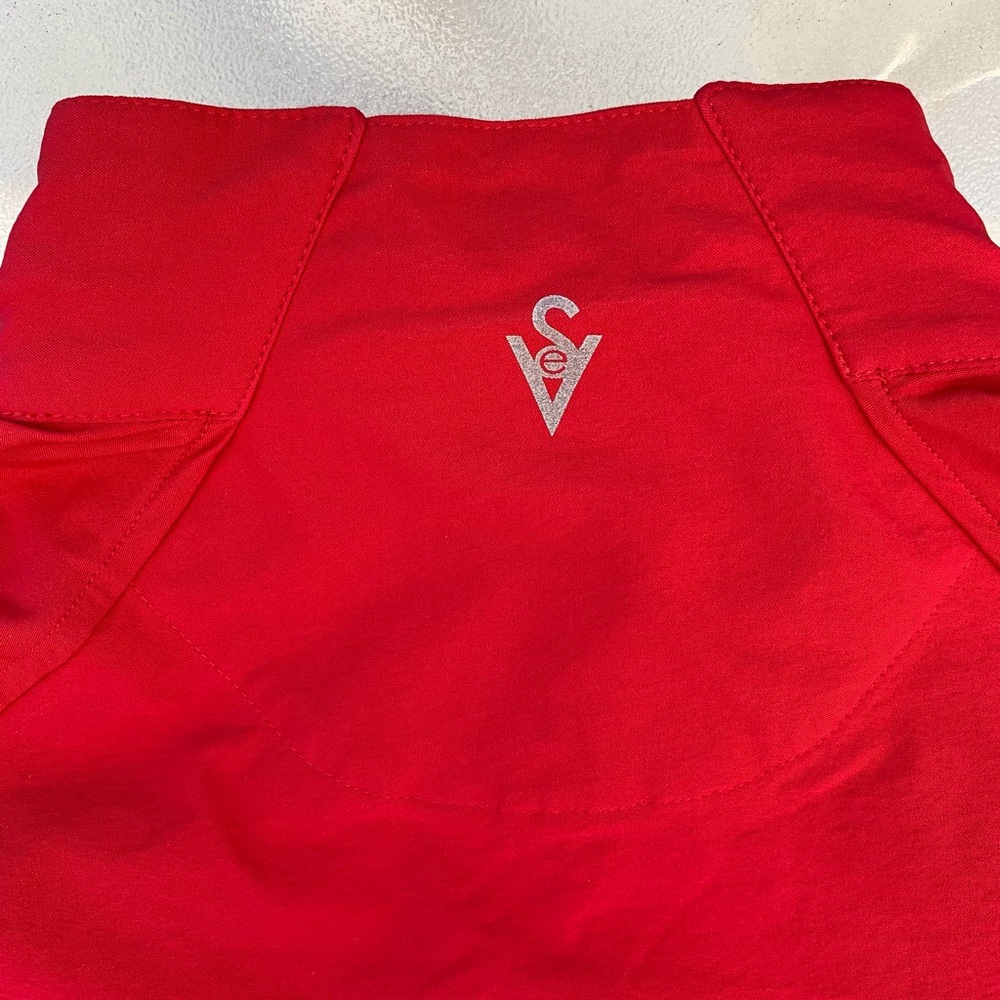 SCOTTeVEST Red Kelly Convertible TEC Jacket Vest ~ Women’s Large - Picture 14 of 15